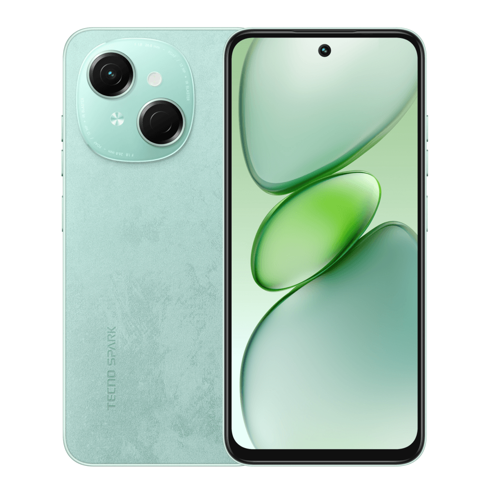 KL4 SPARK GO 1 128+4 Magic Skin Green, 6.56", 20:9, 1612 x 720 пикселей, 1.6GHz, 8 Core, 4GB RAM, 128GB, up to 1TB flash, 13Mpix+AI/8Mpix, 2 Sim, 4G, BT v5.0, WiFi 802.11 b/g/n, GPS/AGPS, GLONASS,NFC, Type-C, 4900mAh, Android T-GO, 183g, 163,69 ммx75,6 мм